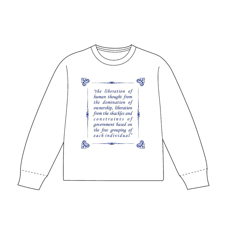 T-SHIRT LONGSLEEVE MORIZ THE LIBERATION OF HUMAN THOUGHT